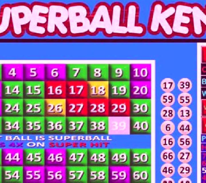Keno Super Chance slot game