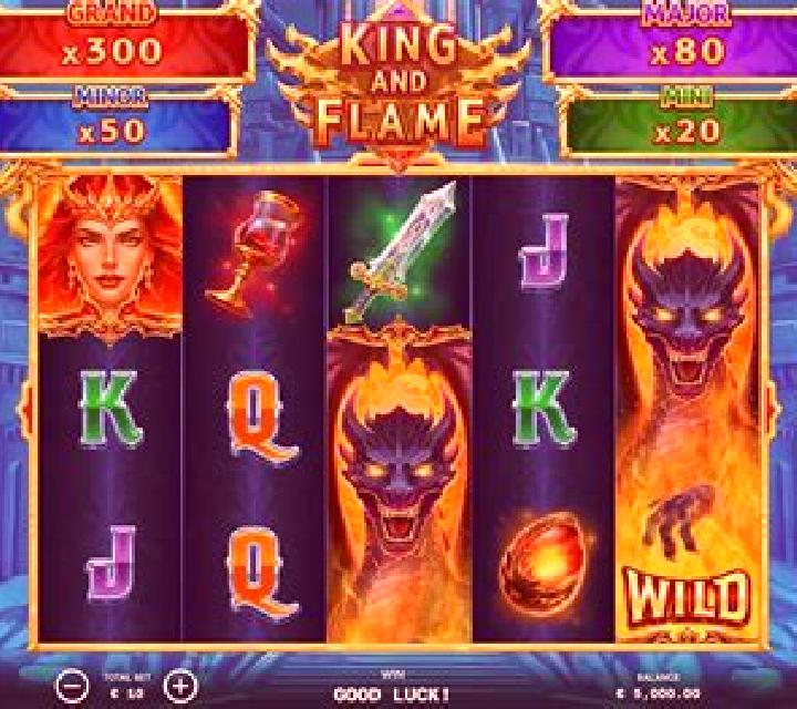 King and Flame slot machine