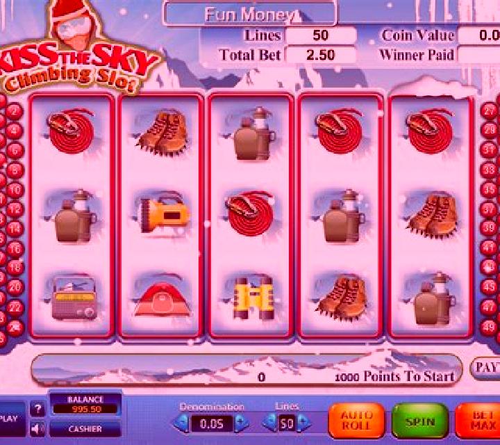 Kiss The Sky Climbing slot