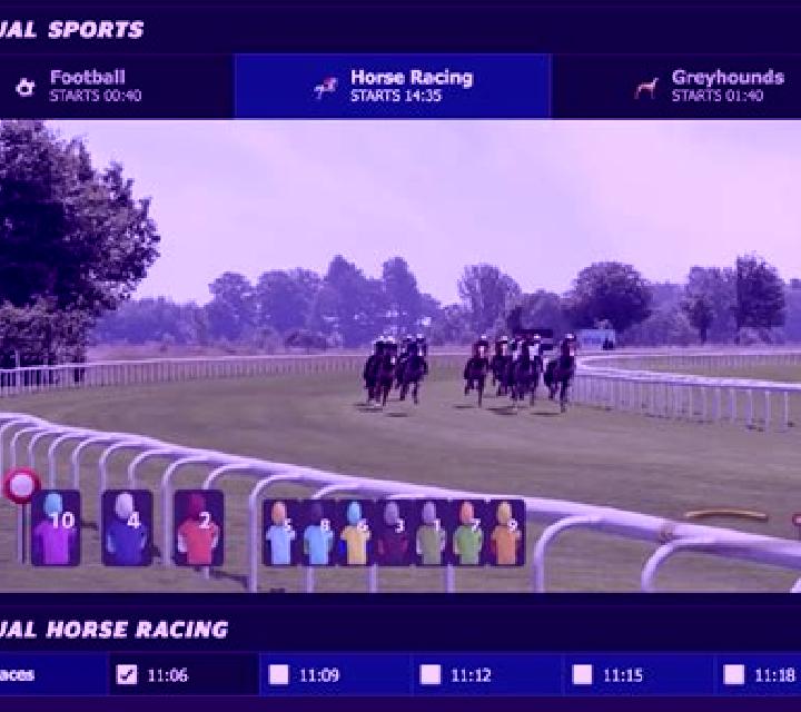 KM Virtual Horse Racing online slot