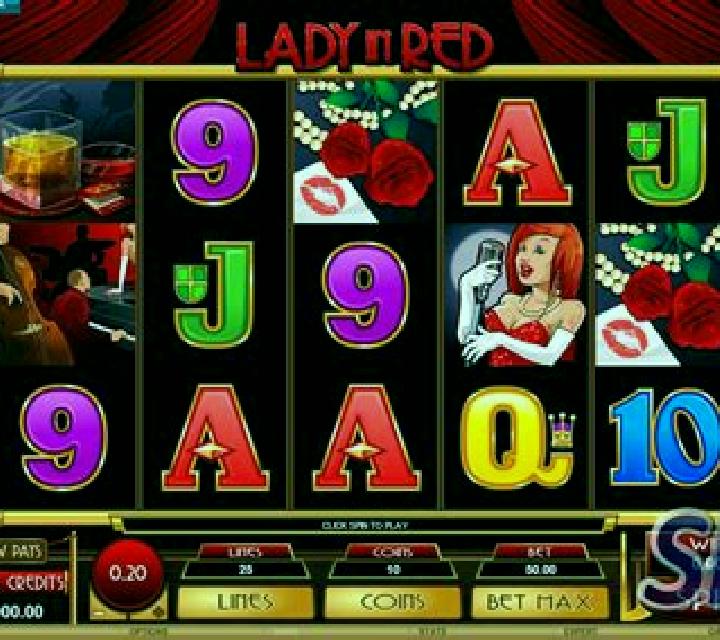 Lady in Red slot game