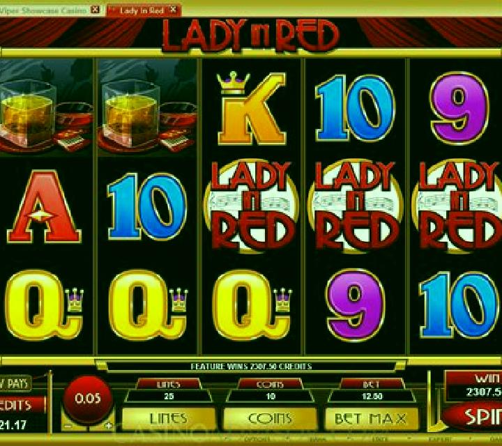 Lady in Red slot machine