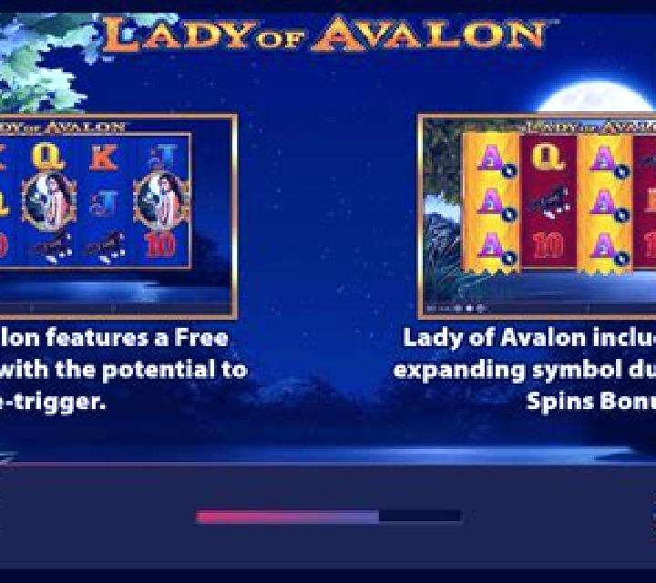 Lady of Avalon online slot
