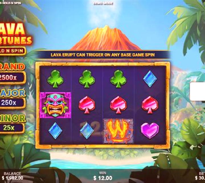 Lava Fortunes Hold N Spin online slot