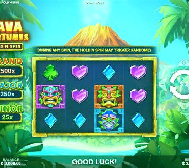 Lava Fortunes Hold N Spin slot