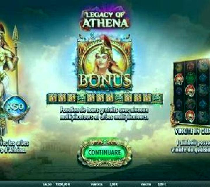 Legacy of Athena slot machine