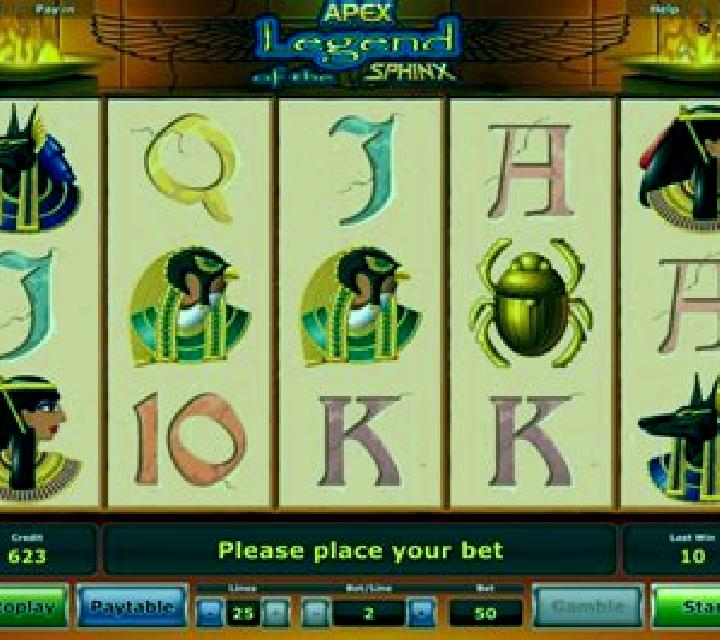 Legend of the Sphinx slot game