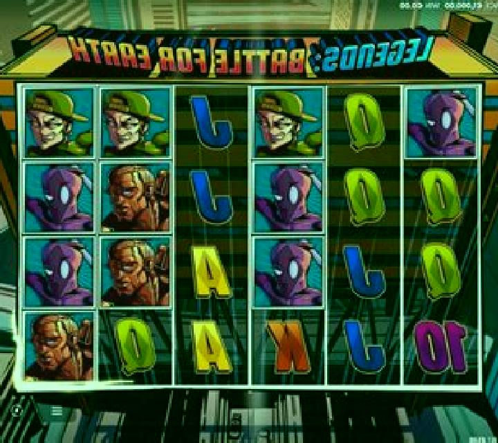 Legends: Battle for Earth slot machine