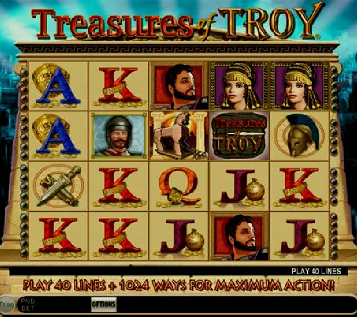 Legends of Troy slot machine