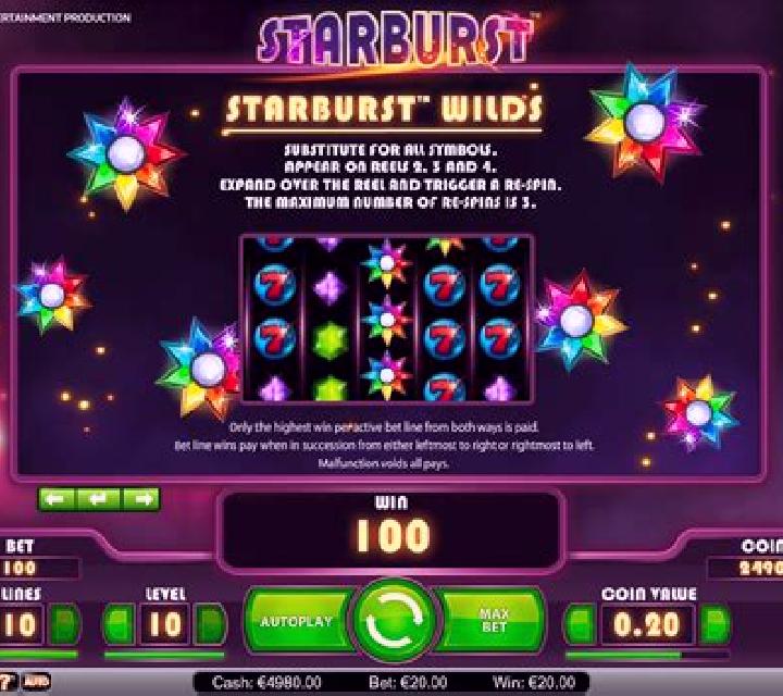 Lex Starburst online slot