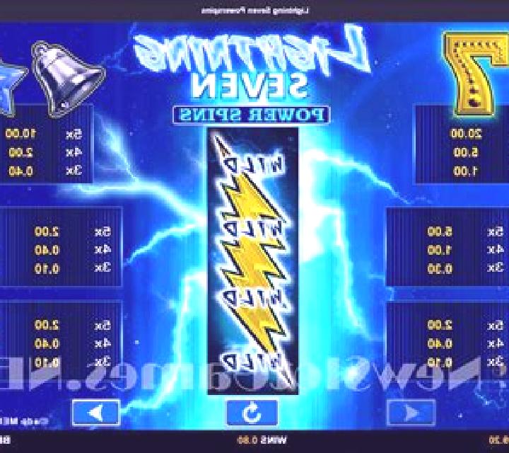 Lightning Seven Power Spins slot machine