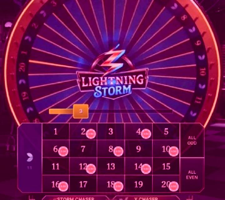 Lightning Storm Live slot machine
