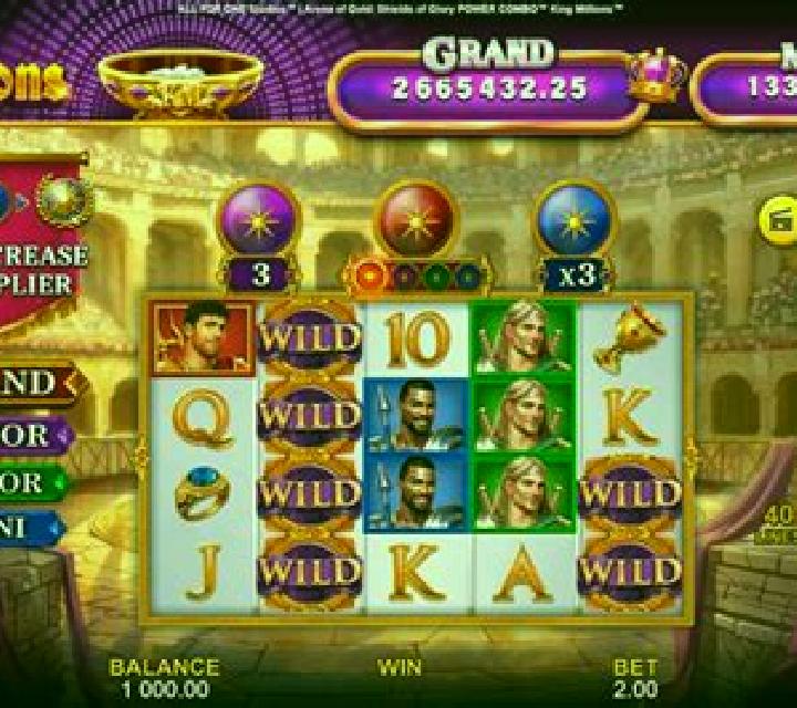 Links of Glory King Millions slot game