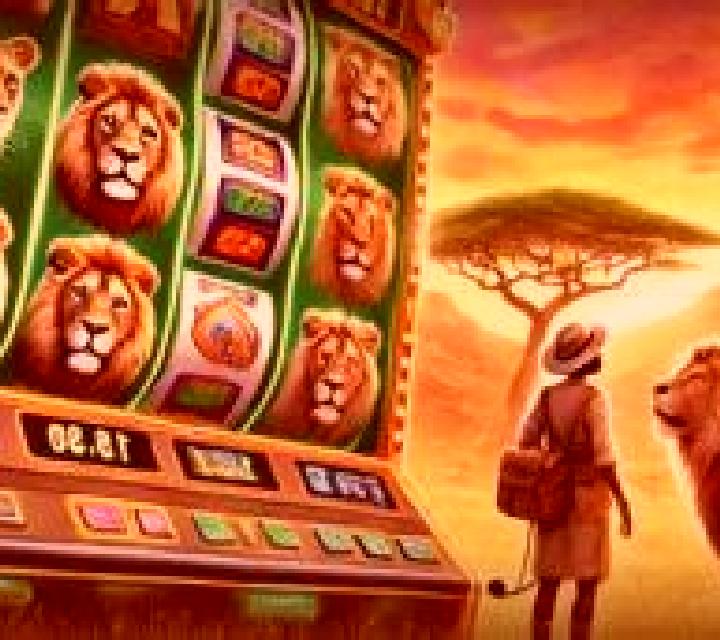 Lions GigaBlox slot game