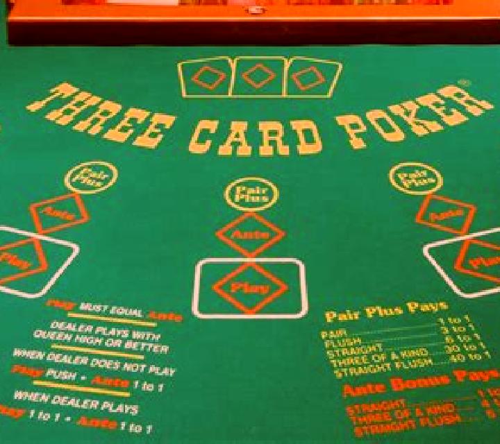 Live Three Card Poker slot machine