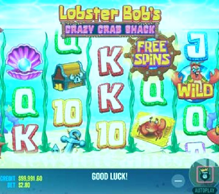 Lobster Bob’s Crazy Crab Shack slot machine