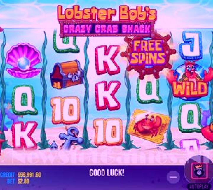Lobster Crazy Shack slot machine