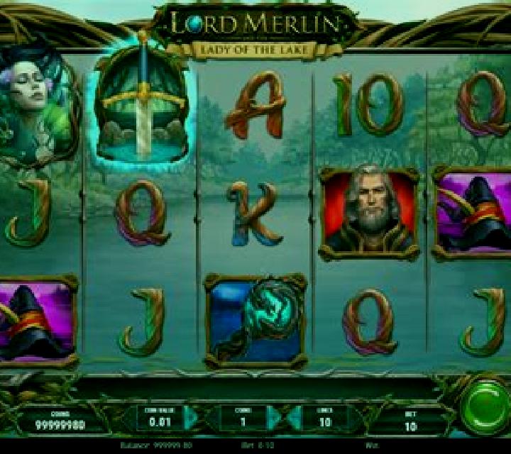 Lord Merlin and the Lady of the Lake online slot