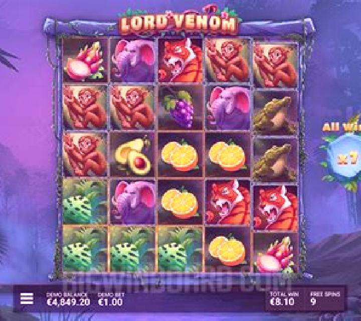 Lord Venom slot game