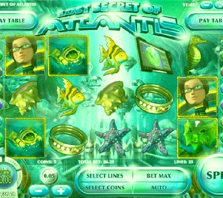 Lost Secret of Atlantis slot machine