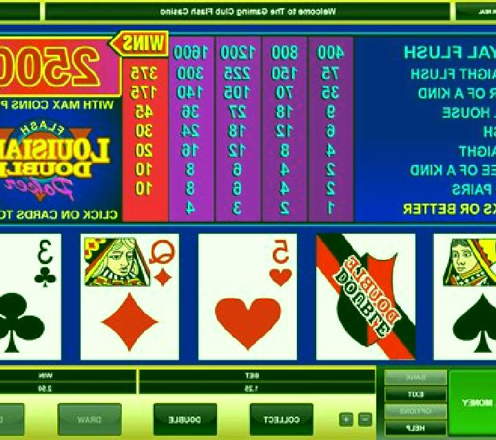 Louisiana Double Poker slot game