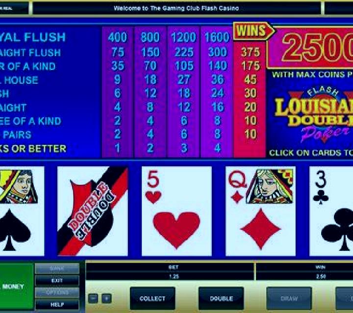 Louisiana Double Poker slot