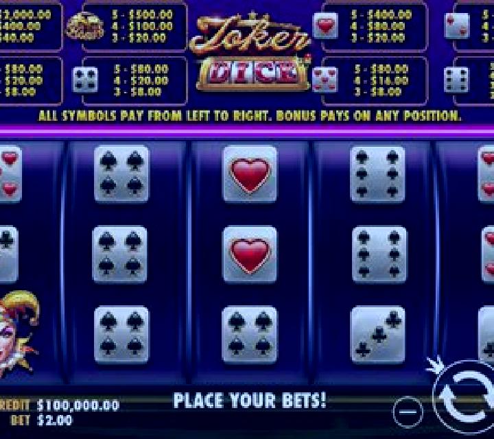 Lucky Joker Dice Extra Gifts slot game