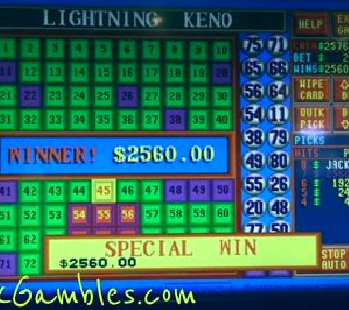 Lucky Keno slot machine