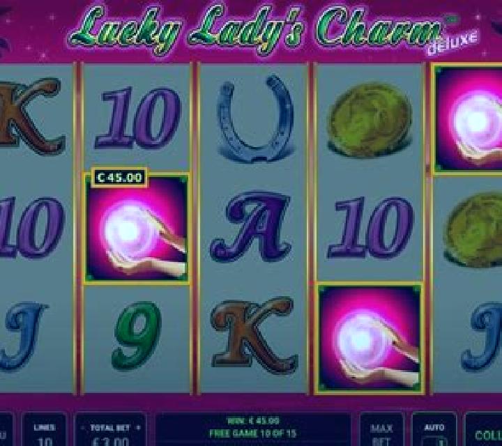 Lucky Lady s Charm Deluxe 10 slot game