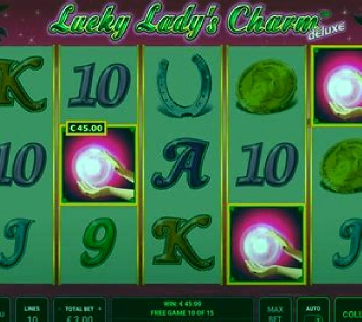 Lucky Lady s Charm deluxe 6 slot machine