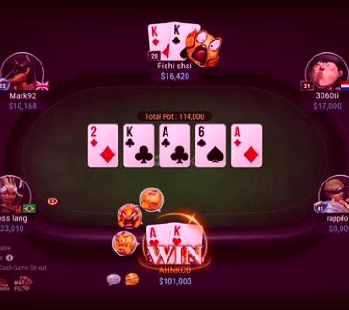 Lucky Showdown Hold Em Poker slot machine