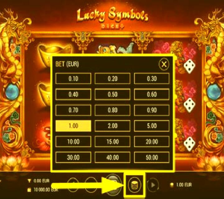 Lucky Symbols Dice slot