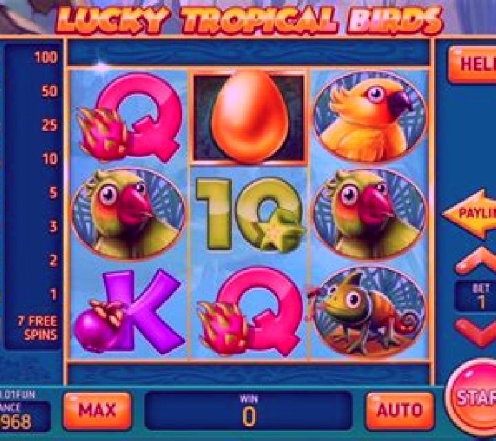 Lucky Tropical Birds (Pull Tabs) slot machine