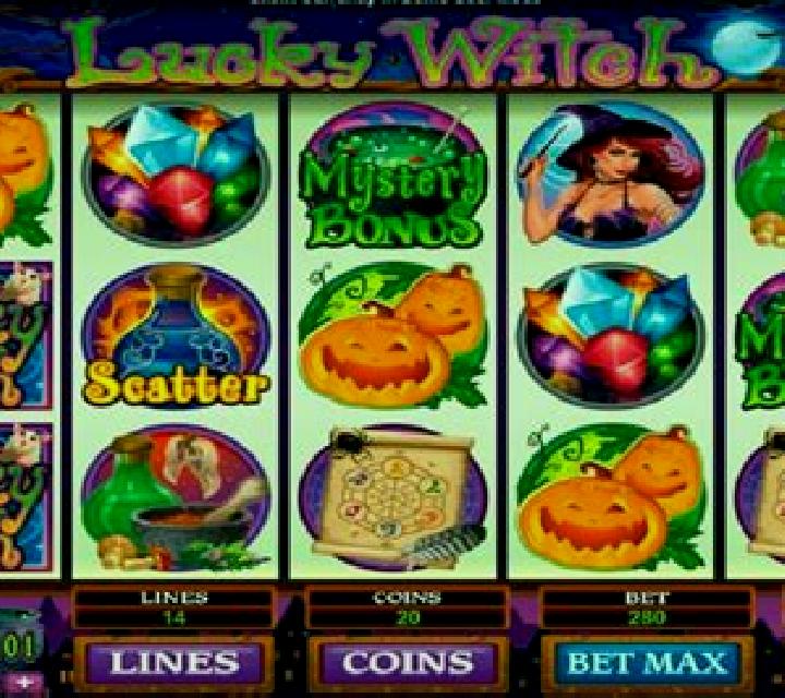 Lucky Witch (Microgaming) slot game