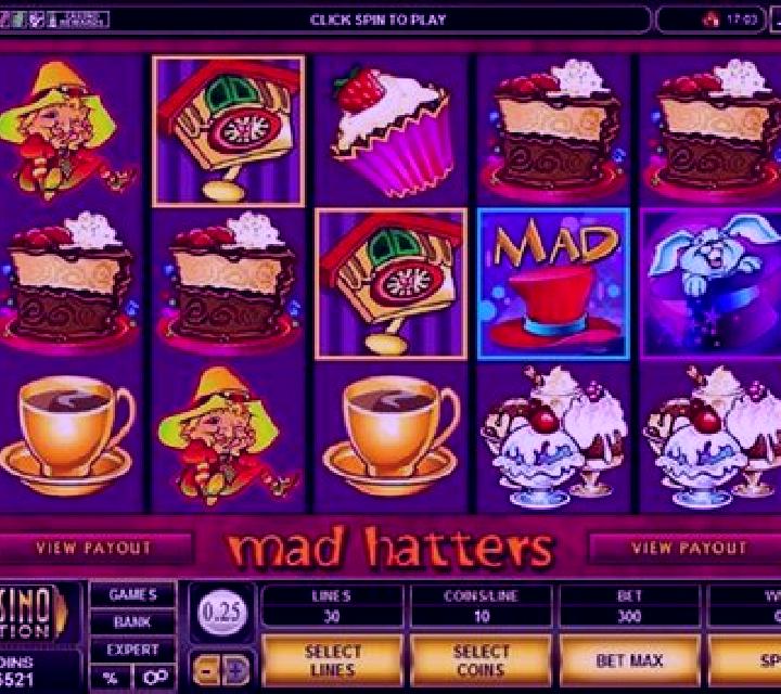 Mad Hatters slot machine