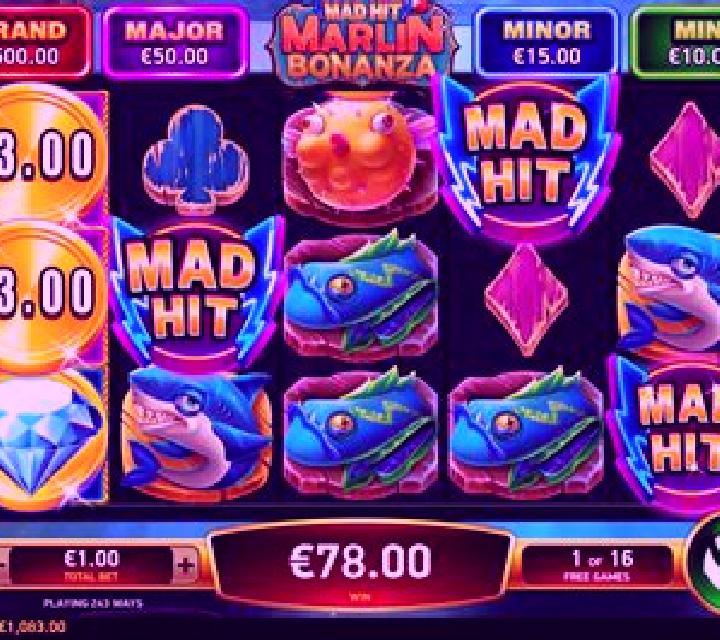 Mad Hit Savannah slot machine