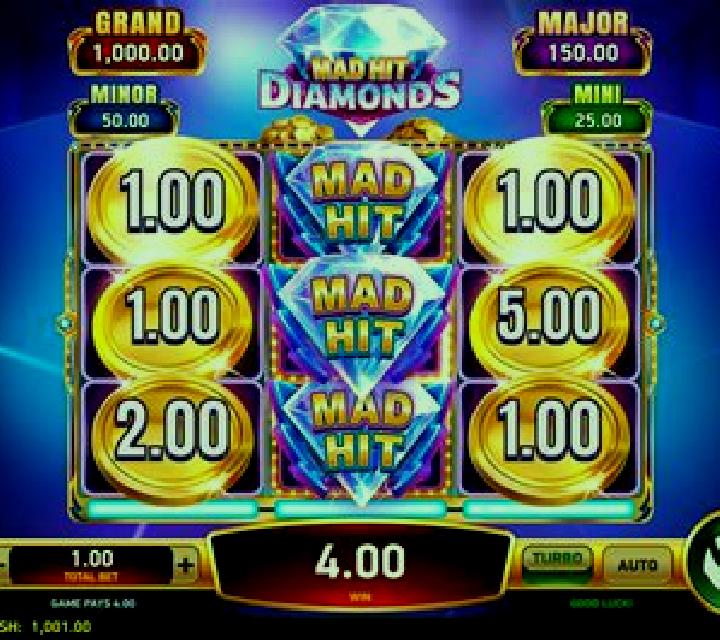 Mad Hit Vegas Diamonds slot