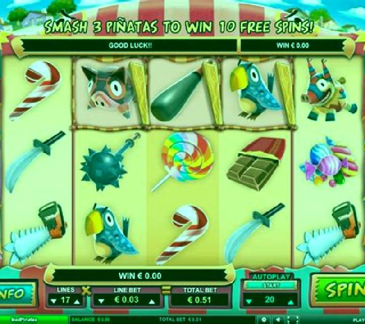 Mad Pinatas slot machine
