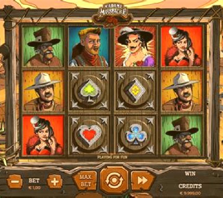 Madame Moustache slot machine