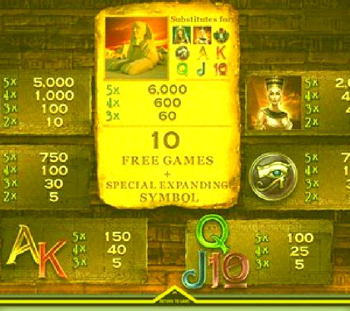Magic Book of Sphinx slot machine