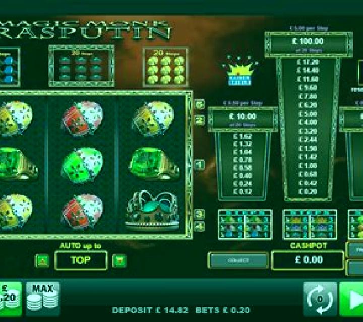 Magic monk Rasputin online slot