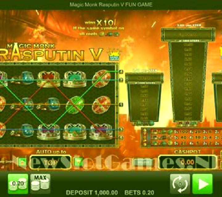 Magic Monk Rasputin V slot