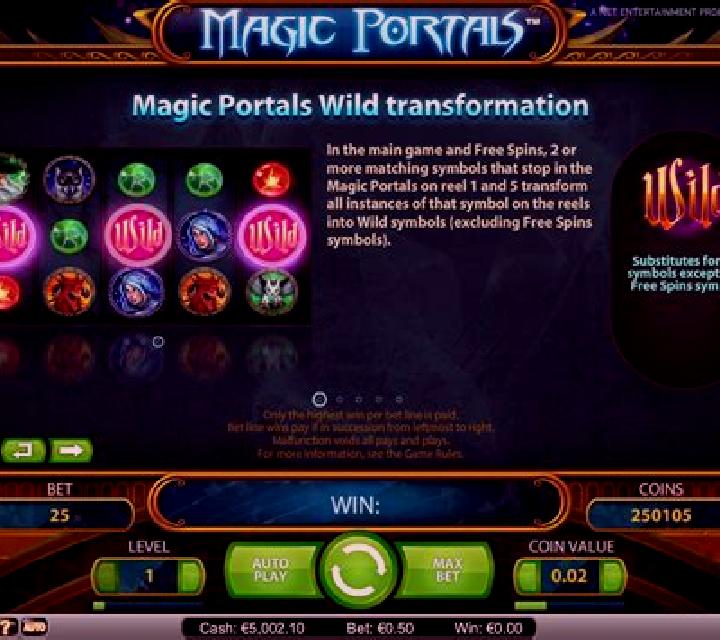 Magic Portals slot game