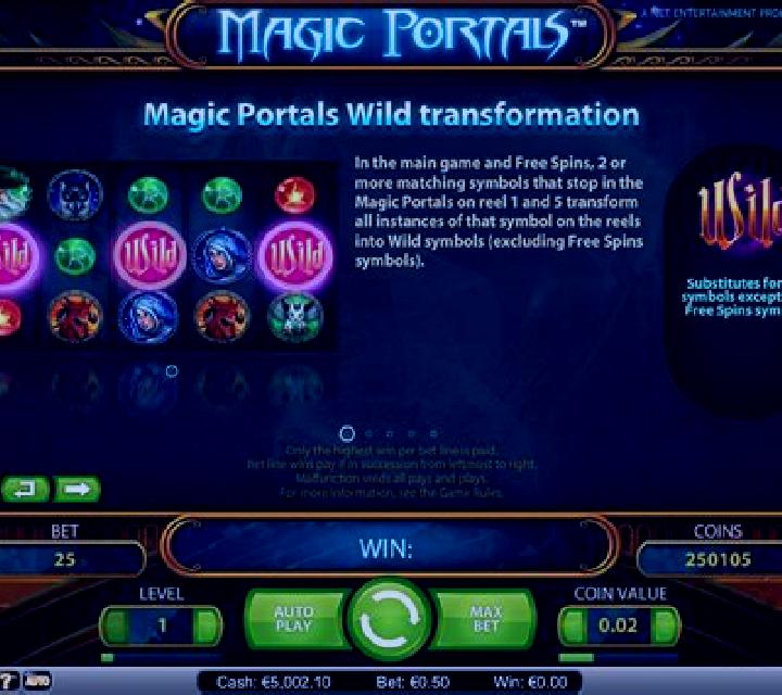Magic Portals slot machine