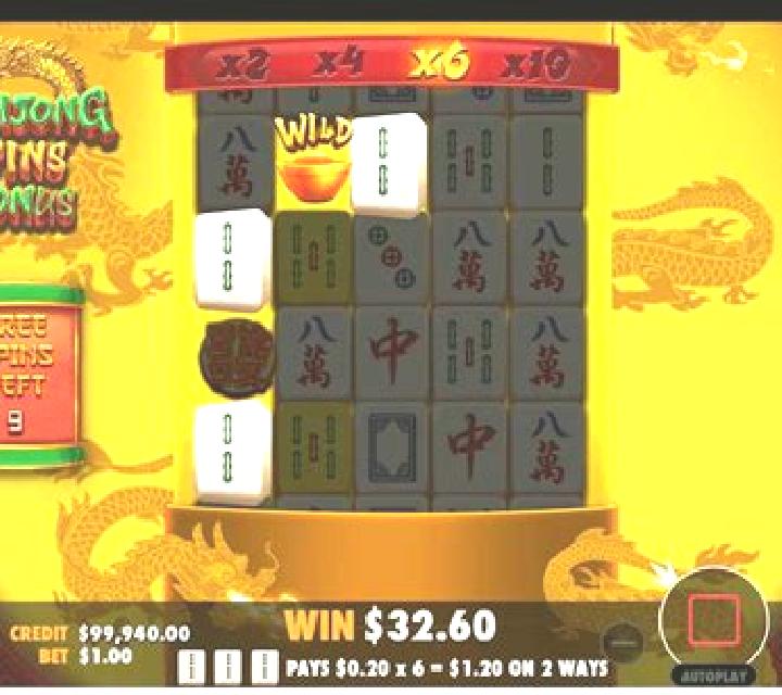 Mahjong Wins Bonus slot machine