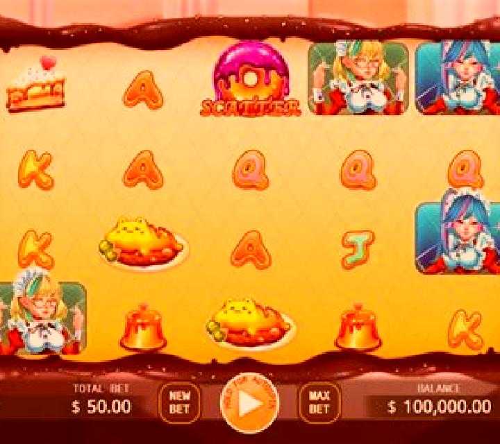 Maid slot machine