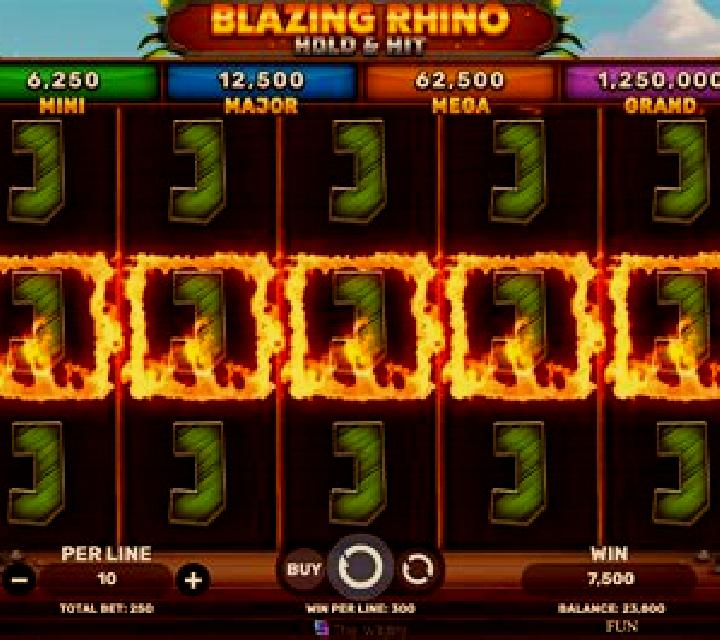 Majestic Blazing Rhino slot