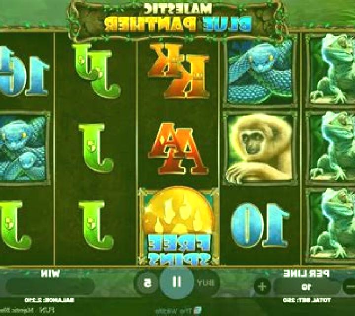 Majestic Blue Panther slot game