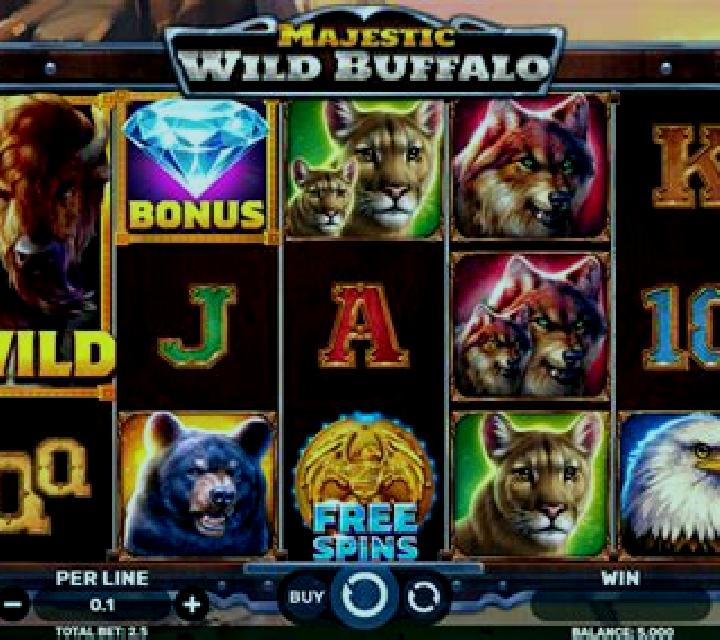 Majestic Wild Buffalo slot game