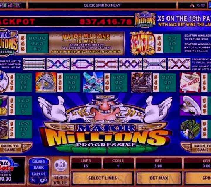 Major Millions slot game